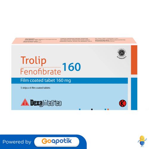 TROLIP 160 MG BOX 30 TABLET