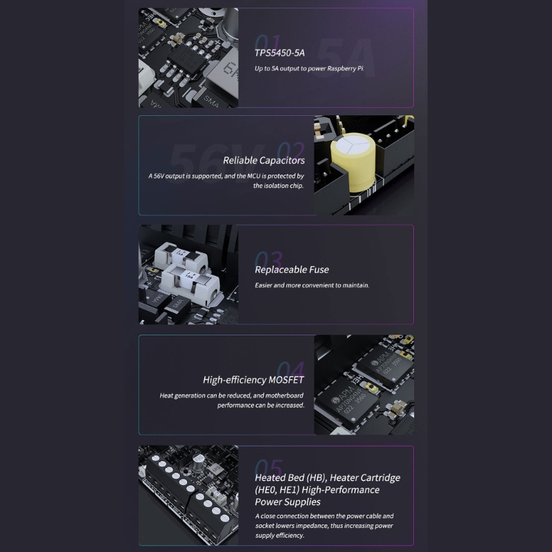 Zzz BIGTREETECH Manta E3 EZ Control Board 32Bit New Upgrade Silent Board Support Menjalankan Firmware Klipper