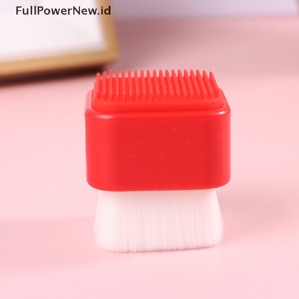 Power 1Pc Silicone Bubbler Cleaning Brushes Sikat Pembersih Wajah Dua Sisi ID