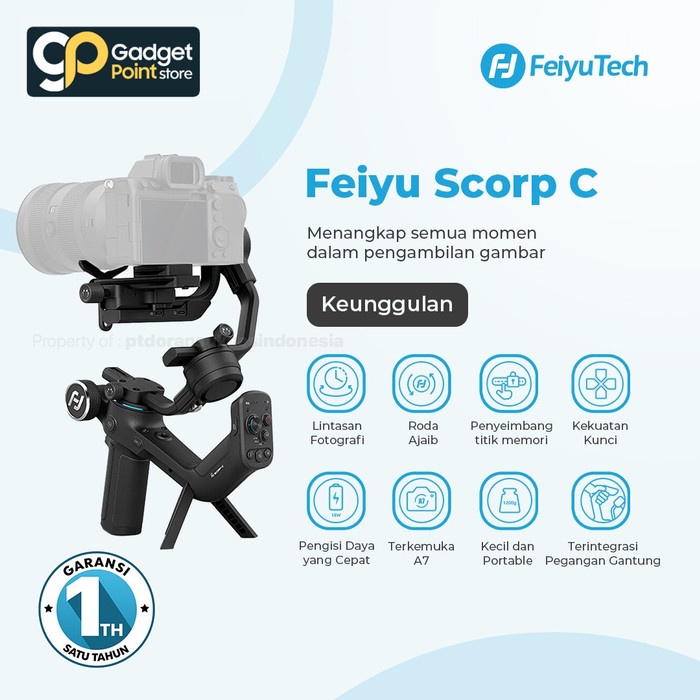 FeiyuTech Scorp C Stabilizer Camera DSLR Mirrorless - Garansi Resmi