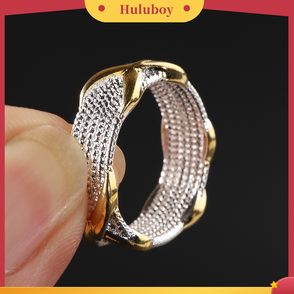 {Ready Stok} Cincin Kawin Wanita X Perak Lapis Emas Perhiasan Fashion Ukuran6 7 8 9