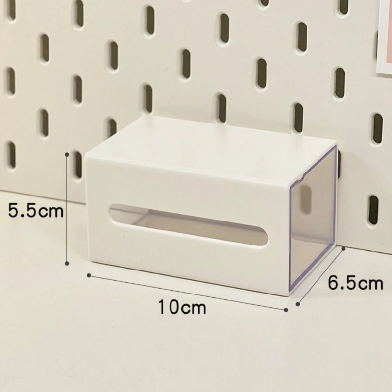 Kotak Penyimpanan Barang Yang Dipasang Di Dinding Dapat Ditumpuk Rumah Wadah Penyimpanan Alat Tulis Tarik Jewel Case Cotton Swab Lipstik Organize Bin