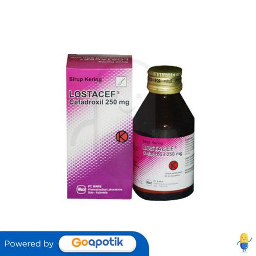 LOSTACEF FORTE 60 SIRUP KERING