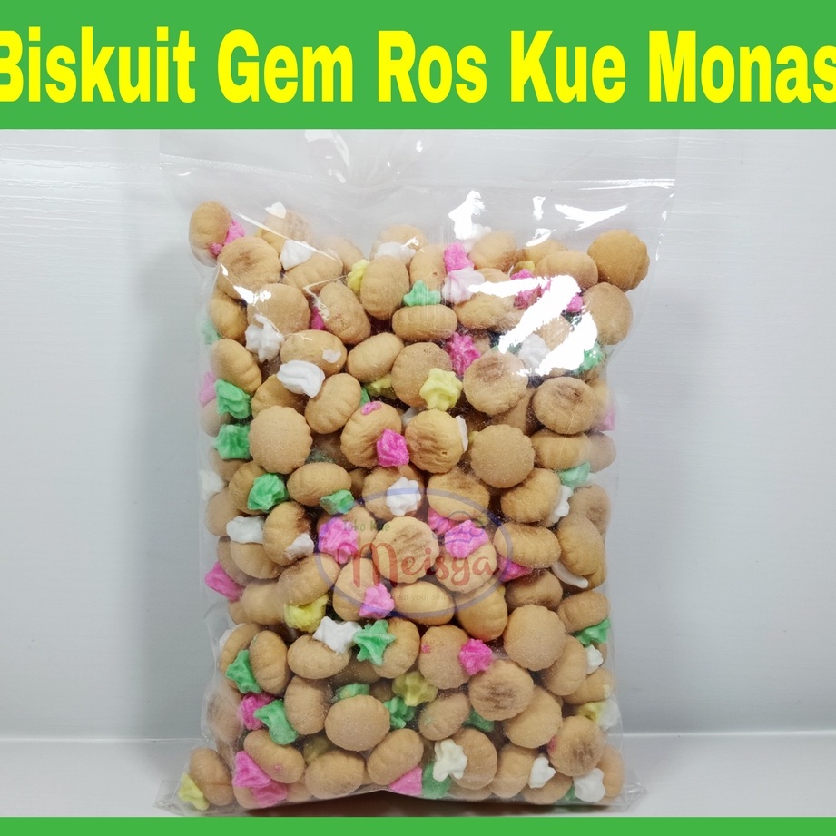 

[Ready-Stock]/ Kue Gem Rose Jadul Kancing Monas 1 Kg