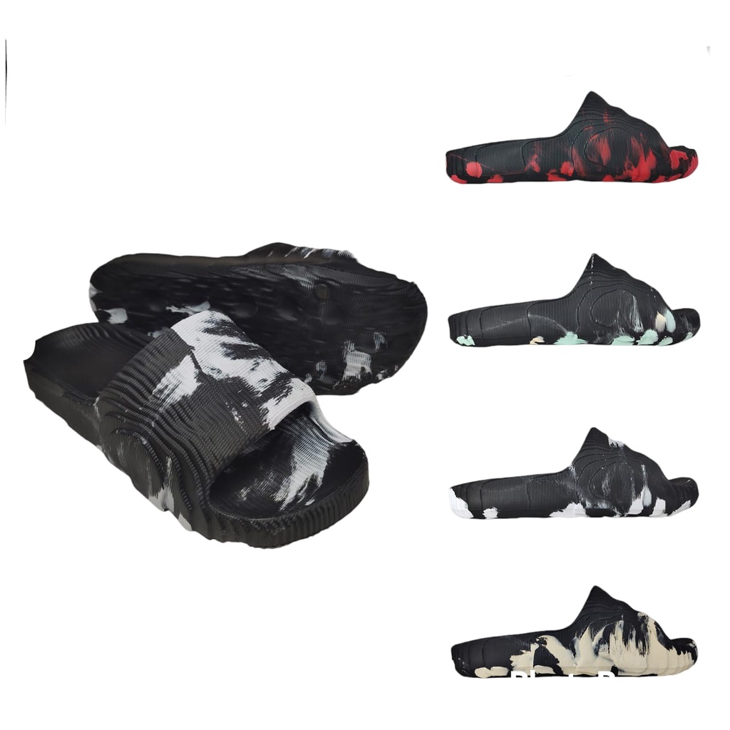 EVA Sandal Slop Pria Slippers Adilette 3D Non-Slip Sole