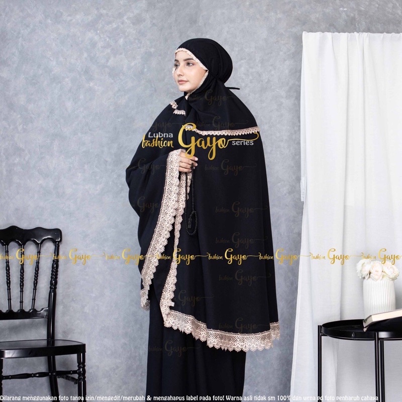 [Ready] Mukena Premium Mukena Gayo Lubna Series Lubnaseries √ P32 / Mukena Dewasa Katun Prada Mix Tw