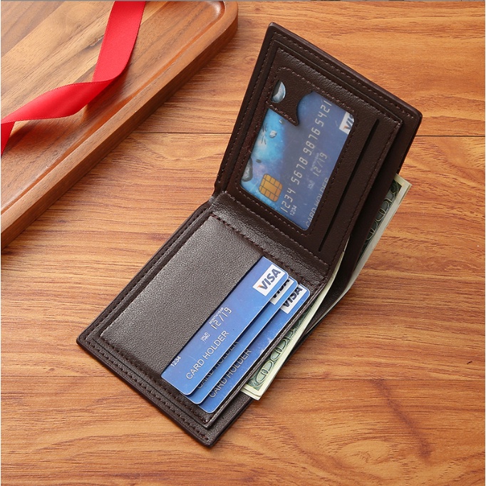KeiKei D1911 Dompet Pria Lipat Men Fashion Letter Wallet