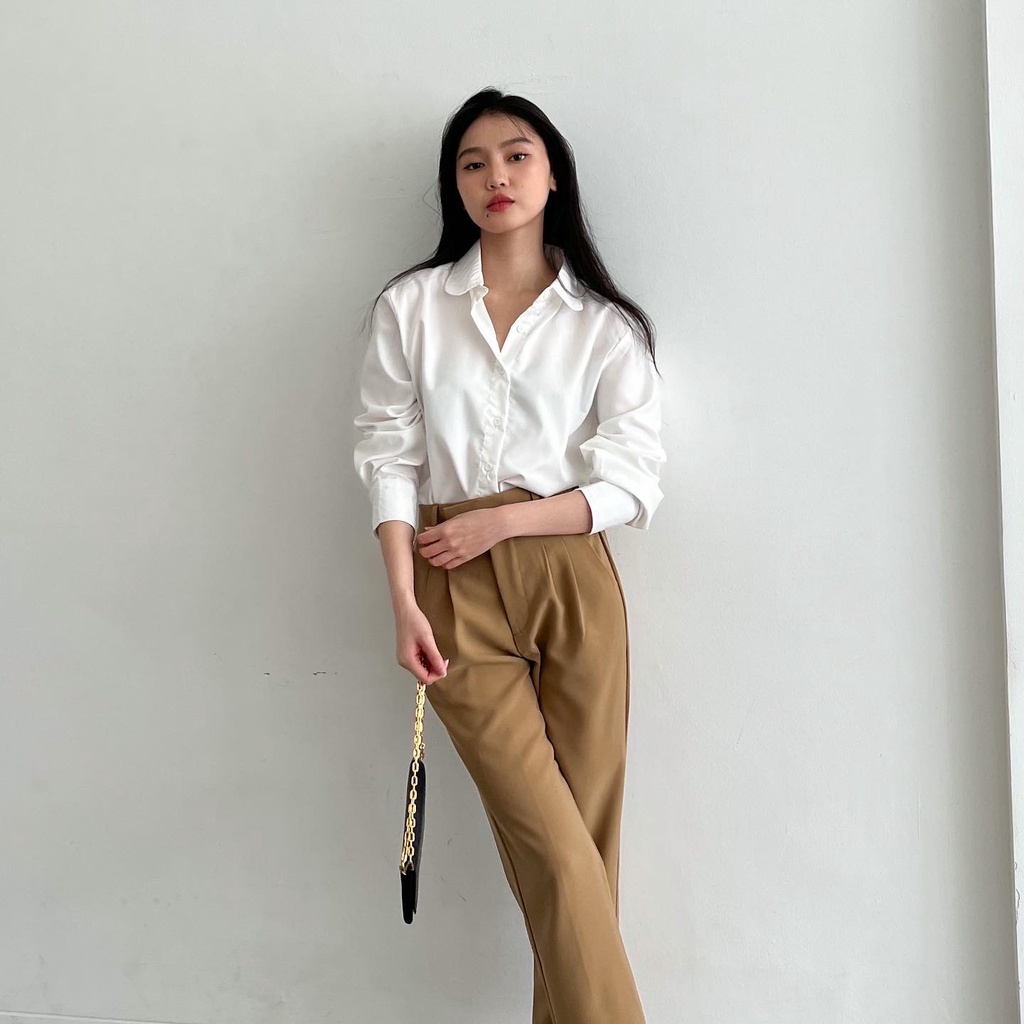 Beige Studio - May Shirt / Kemeja Lengan Panjang Wanita