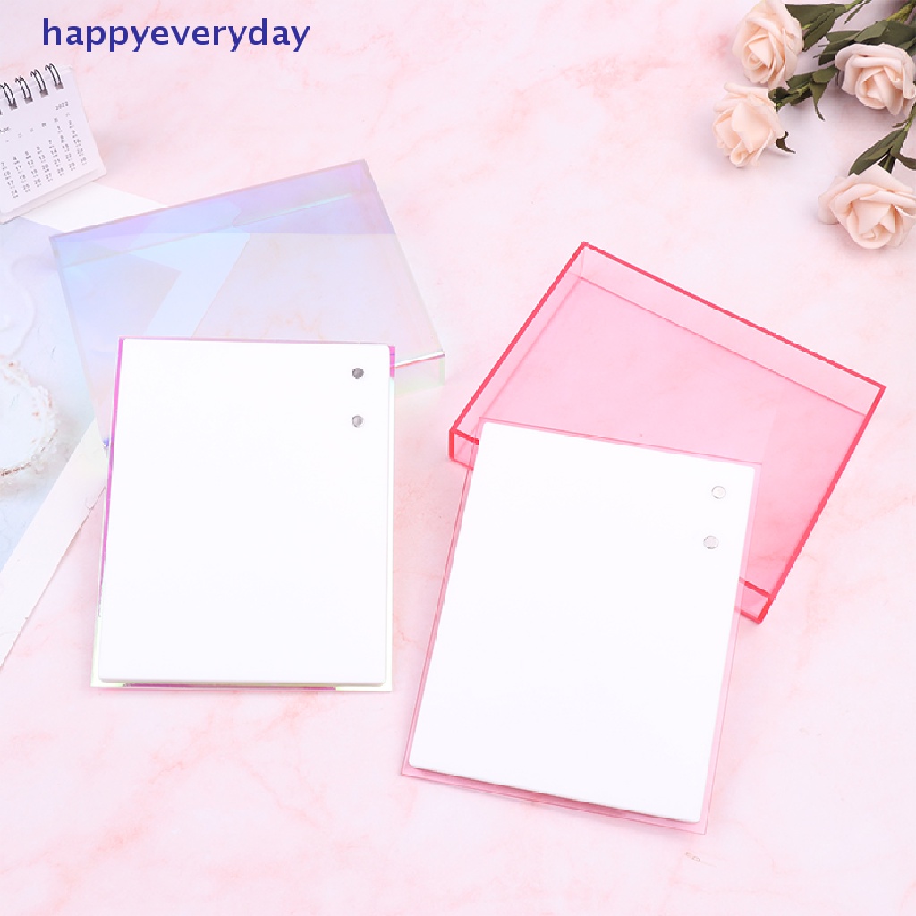 [happy] Acrylic Eyelash Extension Storage Box Makeup Organizer Kotak Palet Bulu Mata [ID]