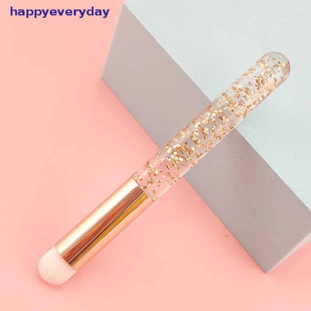 [happy] Kuas Bibir Kepala Bulat Kuas Makeup Kuas Oles Bibir Kuas Mini Blush Brush [ID]