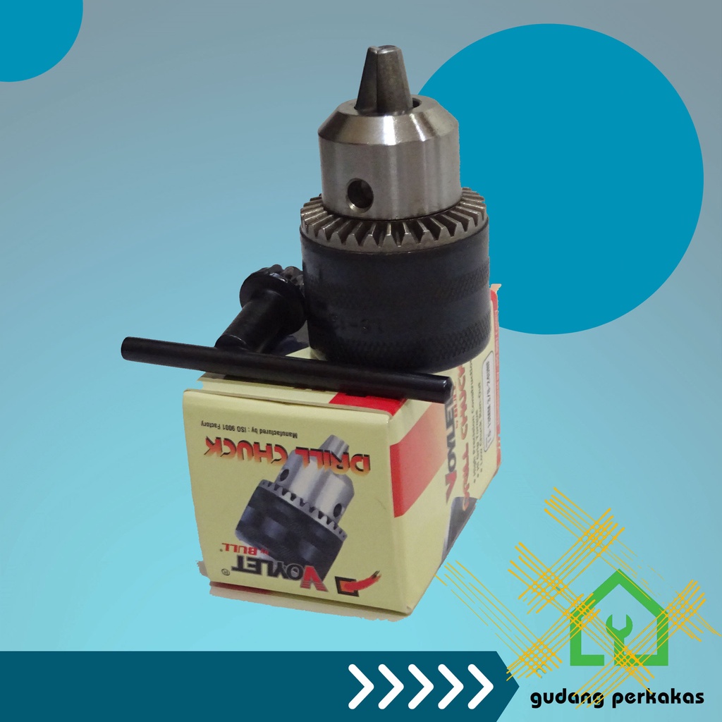 kepala bor 13mm untuk mengganti / upgrade kepala mesin bor 10mm 3/8-24