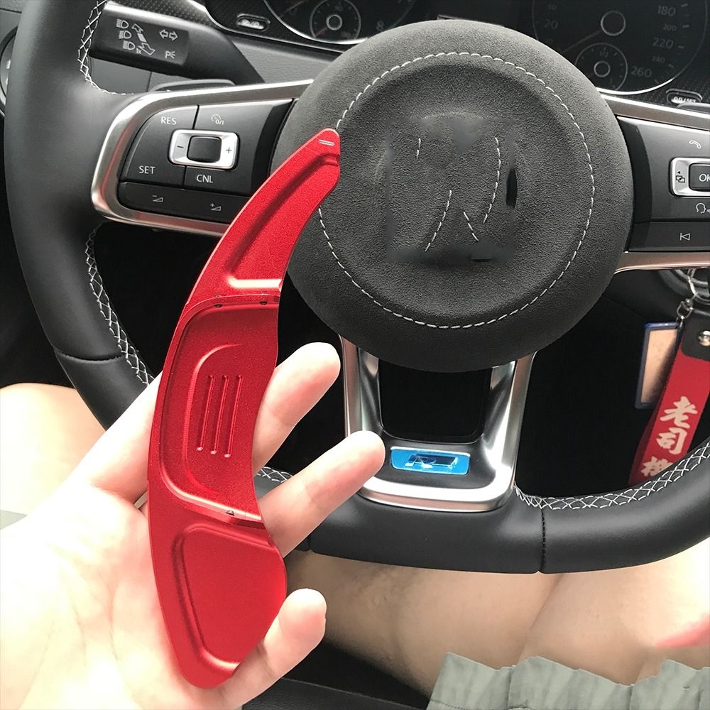 Lanfy Setir Otomatis Dayung Untuk Golf7Lampung Paduan Aluminium Paduan Perpanjangan Alat Interior Mobil Dekorasi Extension Shifter