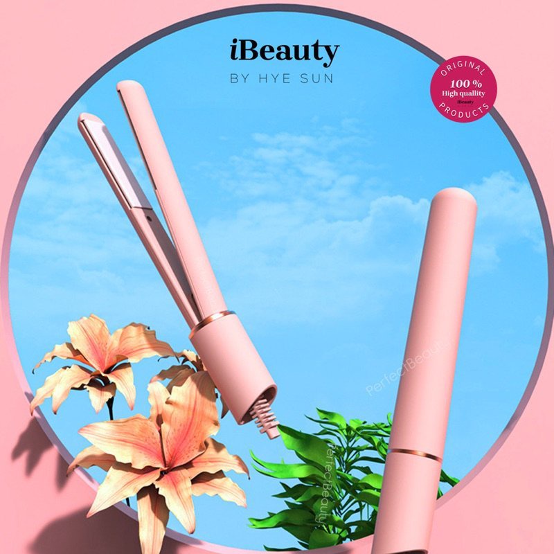 iBeauty Mini Hair Straightener - Catokan Rambut Portable Dengan ION