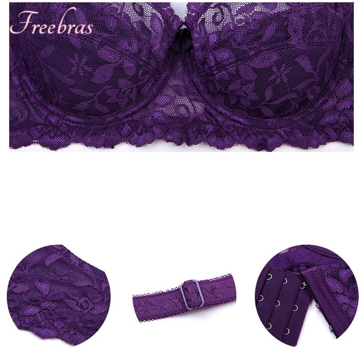 Renda Push Up Bra Seamless Pakaian Dalam Wanita Bh Lingerie Tanpa Kawat Sexy Kancing Depan Dewasa Ada Baja Underwear Cincin