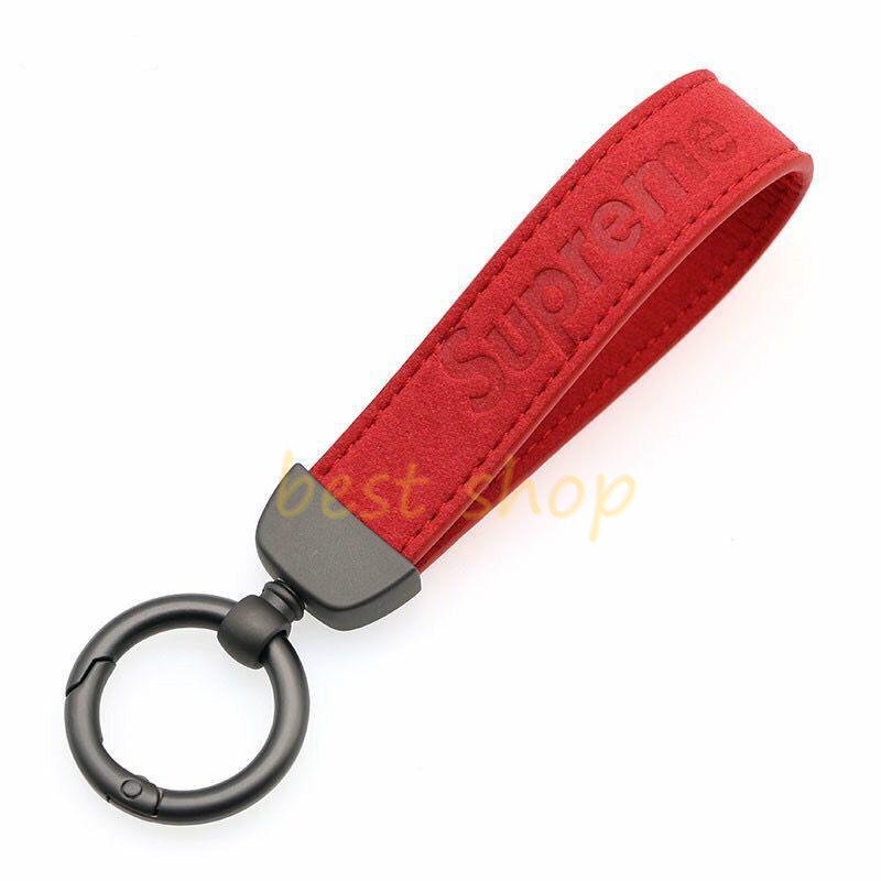 Gantungan Kunci Mobil Kulit Key Lanyard Car Strap Remote Keychain Holder Trend Supreme