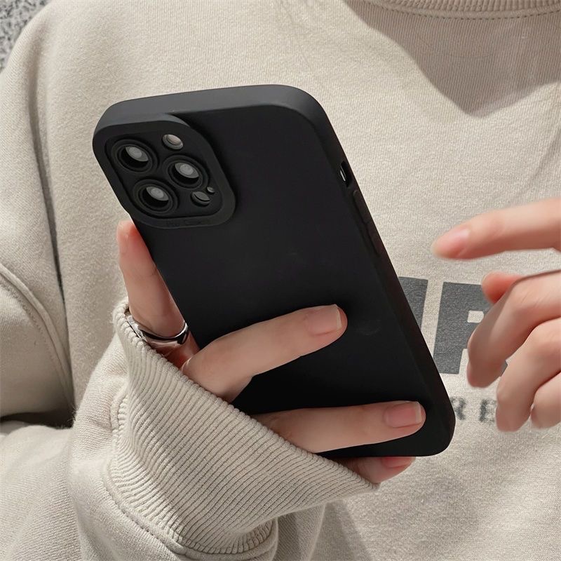 Simple!Soft Case HP Hitam Murni Samsung Galaxy A10S A20S A21S A31 A51 A71 A12 A22 A32 A52 A72 A03 A13 A22 S22 Plus Ultra A03 Core A33 A73 A53 A10 A20 A30 A50 A30S A50S 4G 5G Kamera