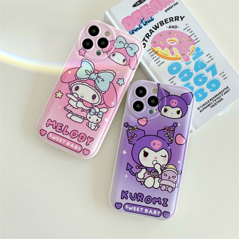 IPHONE 6warna Kartun Lucu Hewan Ajaib Ponsel Lembut TPU Case Gelembung Mencakup Untuk Iphone7 8 PLUS X XR XS 11 12 13 14 PRO MAX SE