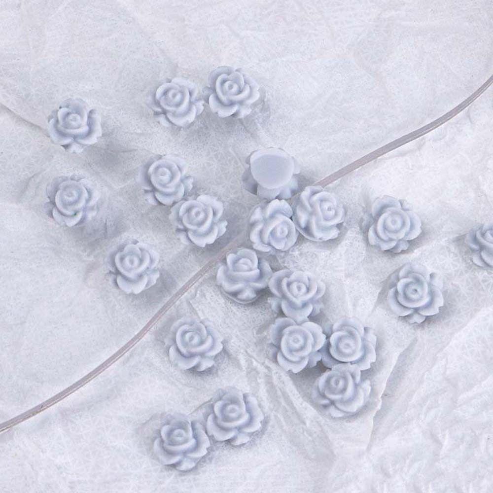 Mxbeauty Camelia Hiasan Kuku Wanita Fashion Resin Buram Camelia Jepang Nail Art Bunga Naill Art Drills