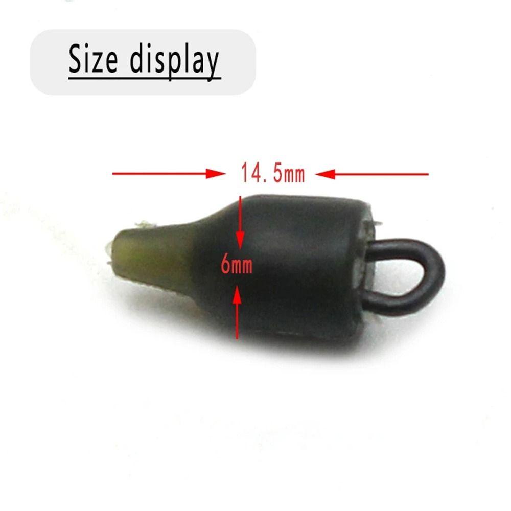 TOP 20pcs Memancing Feeder Hot Langsung Shock Carp Tackle Peralatan Change Hook Panjang Terminal Bead