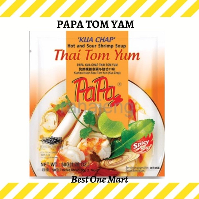 

Papa Kua Chap Instant Tom Yam / Khua Cap / Kua Cap Tom Yum