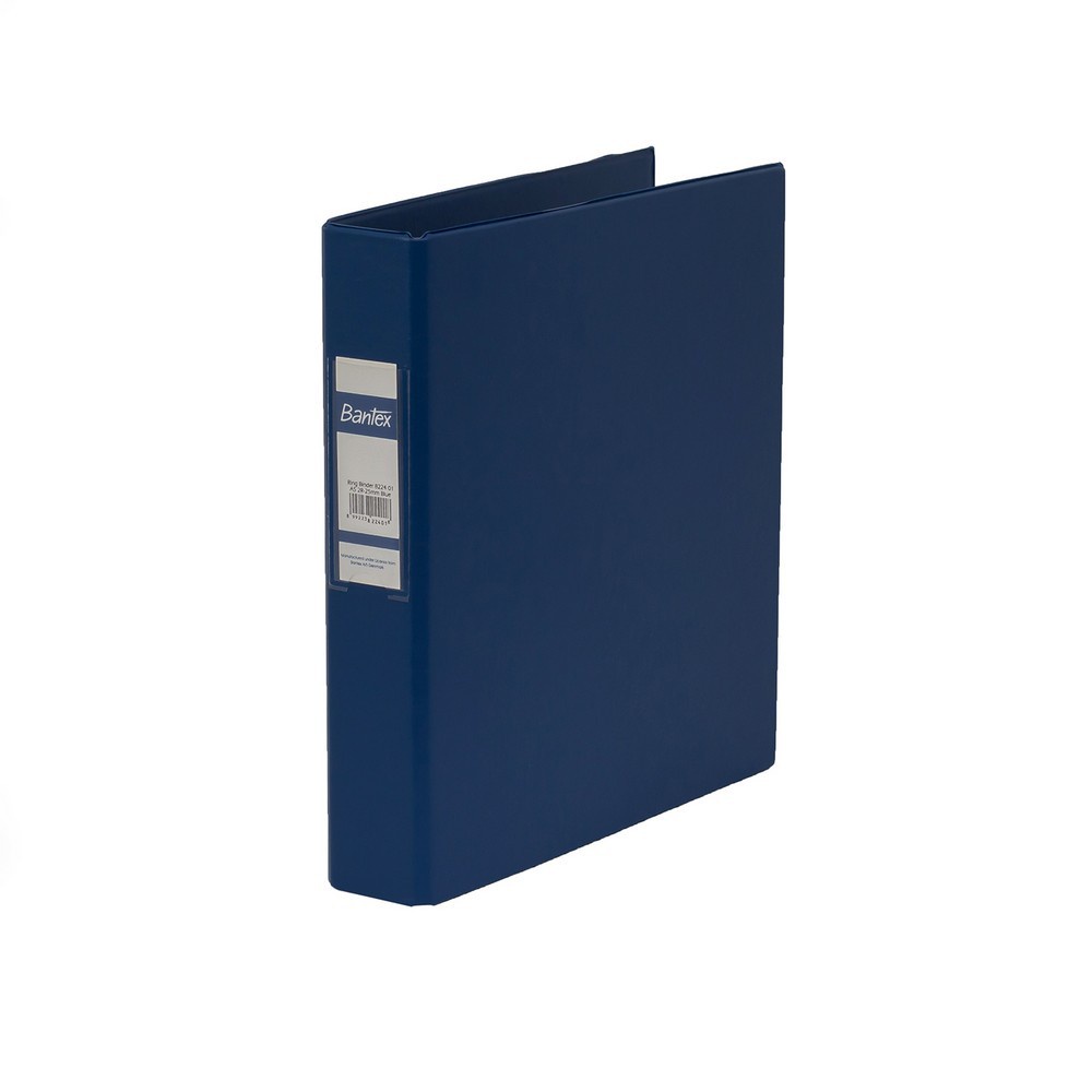 

Bantex Ring Binder 2 Ring O 25mm A5 Blue
