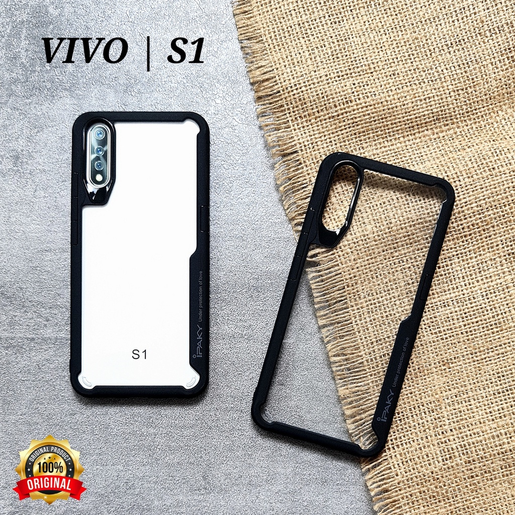 S/P- VIVO S1 Z1 PRO V9 V15 PRO V17 PRO V19 (INDO) V19 (GLOBAL) V20 V21 (4G &amp; 5G) - IPAKY Soft Case Bumper Transparent Clear