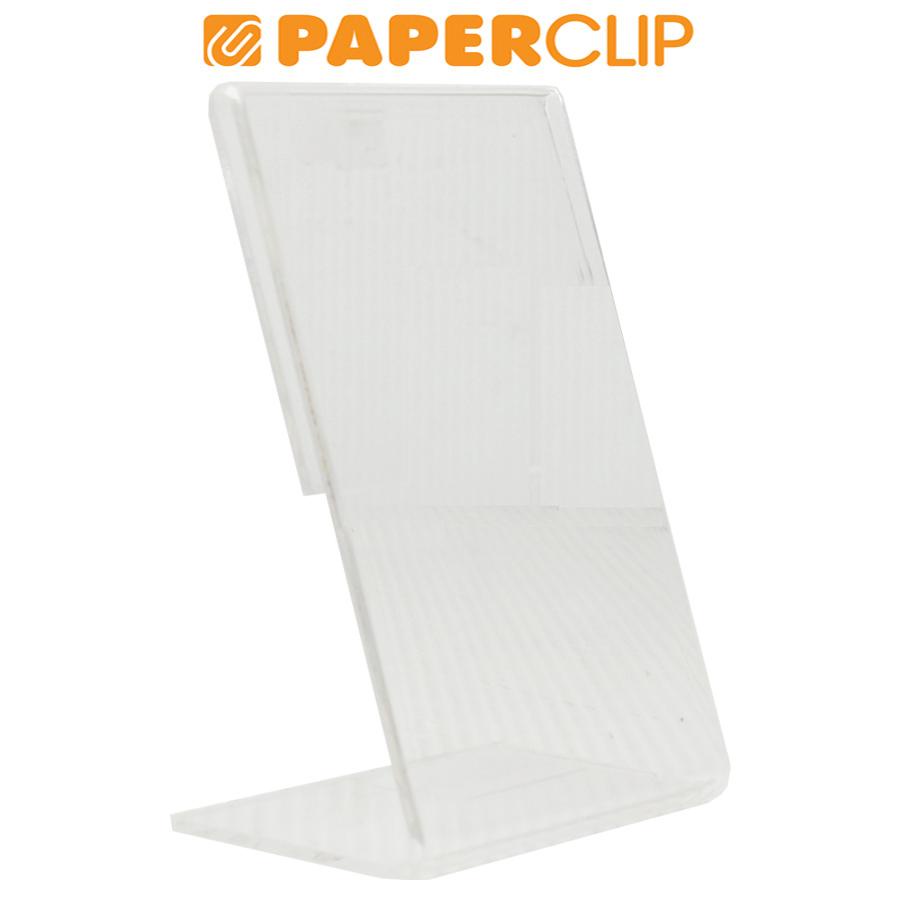 

ACRYLIC HOLDER / AKRILIK BROSUR STAND UP SIGN HOLDER 6X9 CM