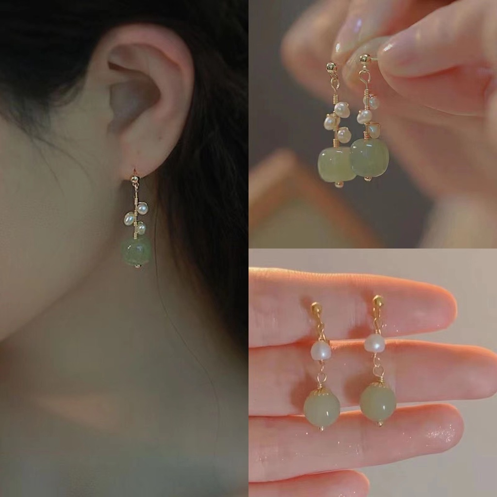 S925 Perak Jarum Anting Sederhana Perak Anting Fashion Earring Aksesoris Hadiah