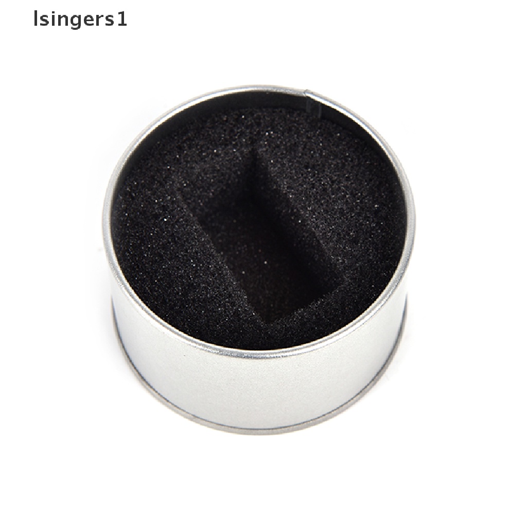[lsingers1] Perak Bulat Logam Perhiasan Kotak Jam Tangan Etalase Watch Box Holder 6.5 * 4cm Butik