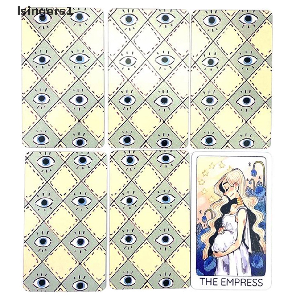 [lsingers1] Kotak Besi Kartu Tarot Mata Ketiga Dek Ramalan Kartu Permainan Pesta w/Butik Manual