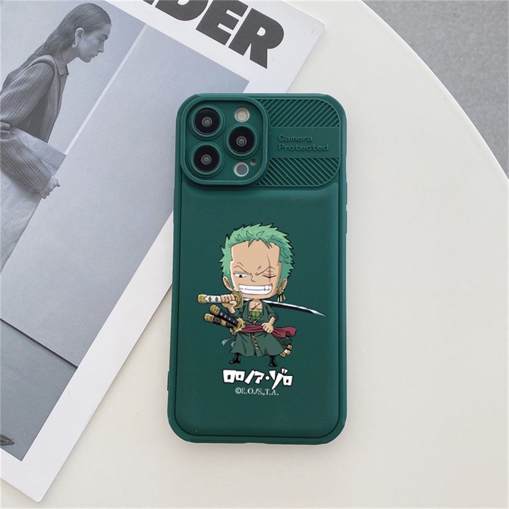 Oppo A17 A57 2022 A15 A16 A16K A54 A53 A12 A5S A7 A3S A11k A52 A96 A74 A94 A37 F9 5F A1K A55 C1 C2 Keren Kartun One Piece Luffy Serat Karbon Cross Grain Phone Case DGX