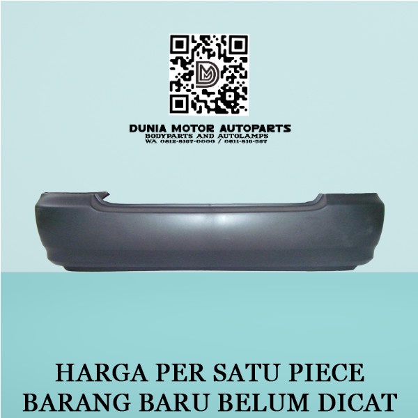 BUMPER BEMPER BELAKANG COROLLA ALTIS 2001 2002 S/D 2008 BARU IMPORT