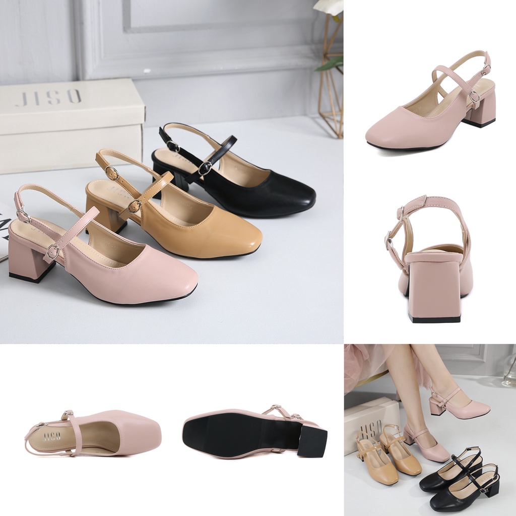 JISO RYONA YOSI-104 Sepatu Wanita Heels 6cm Import