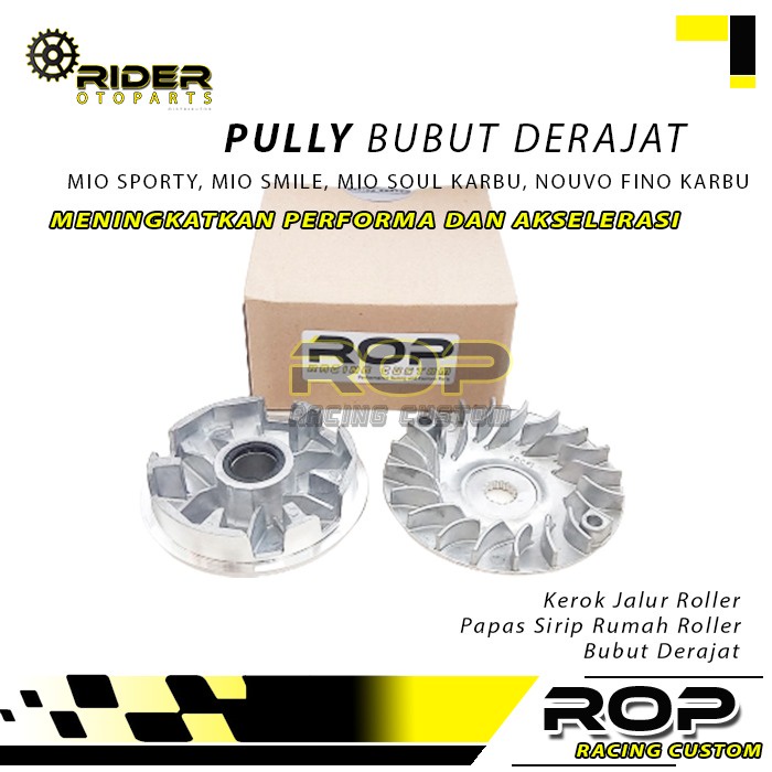 Upgrade Rumah Roller Racing Set Pully Mio Sporty Smile Soul Fino Karbu