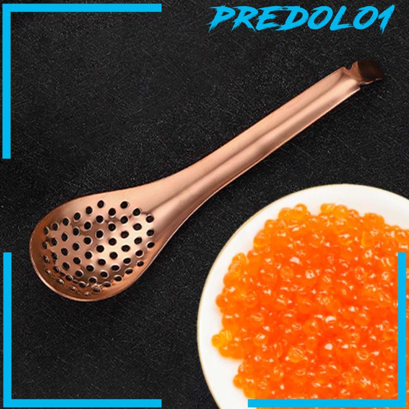 [Predolo1] Spherification Spoon Stainless Sendok Slotted Kecil Untuk Saus Kari Sereal