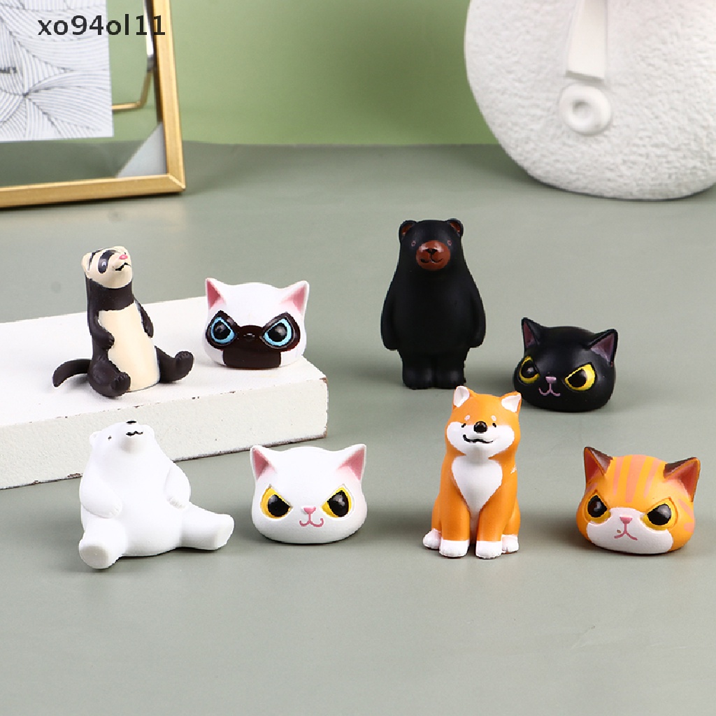 Xo Boneka Lansekap Kreatif Berwarna-Warni Miniatur Taman Miniatur Patung Dekorasi OL