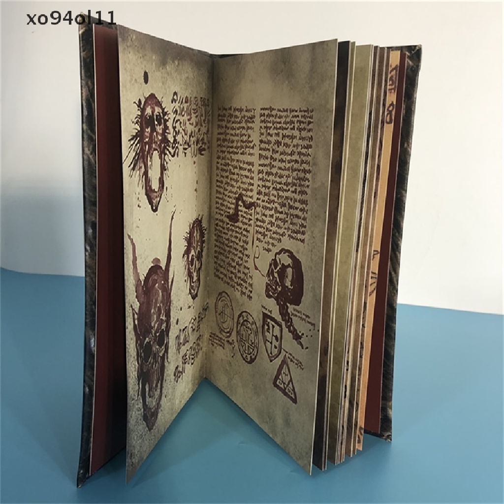 Xo Necronomicon Dark Magic Book Demon Evil Dead Book Altar Upacara Prop Koleksi OL