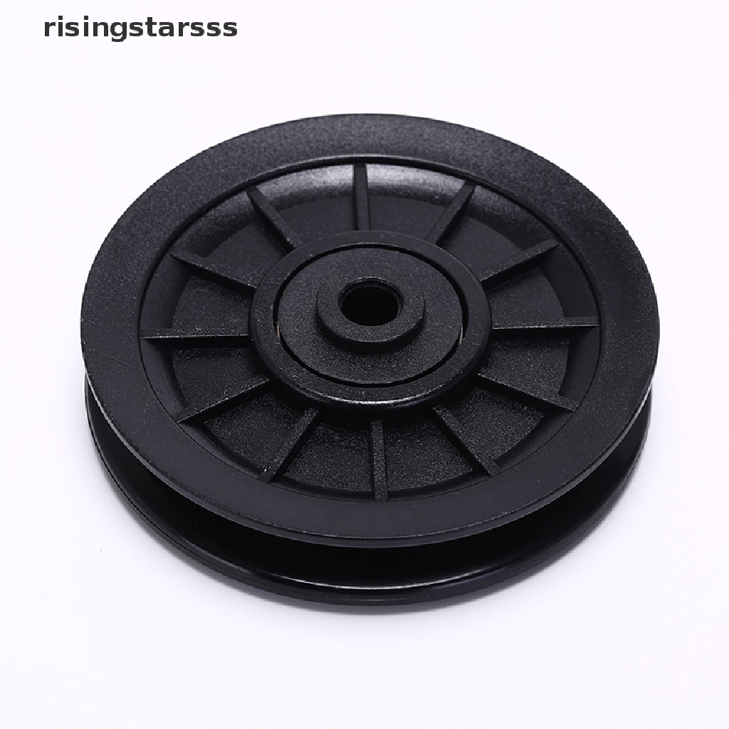 Rsid Span-new 1pc 105mm Bantalan pulley Roda Kabel Peralatan gym part wearproof Kabel Roda Bearing Pulley 105mm Hitam Peralatan Gym Part Wearproof Pulley Bearing Universal 105mm