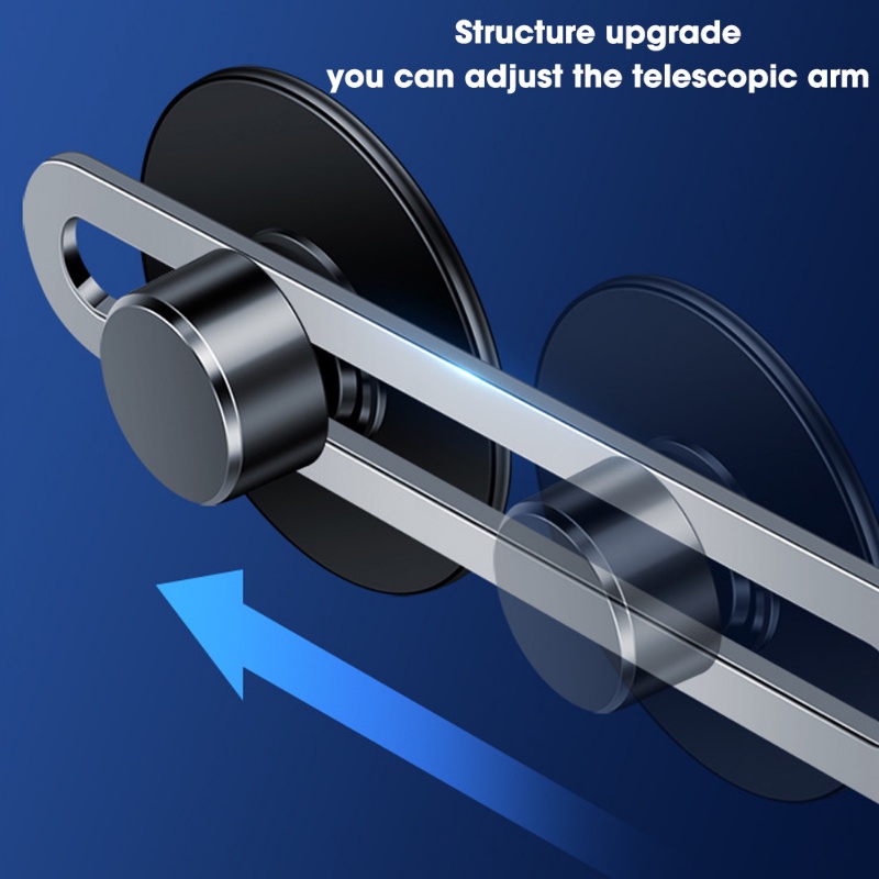 F52 Layar Gantung Dapat Disesuaikan Lipat Magnetik Dudukan Ponsel Mobil Berputar 360derajat Layar Hp Laptop Bracket Tak Terlihat