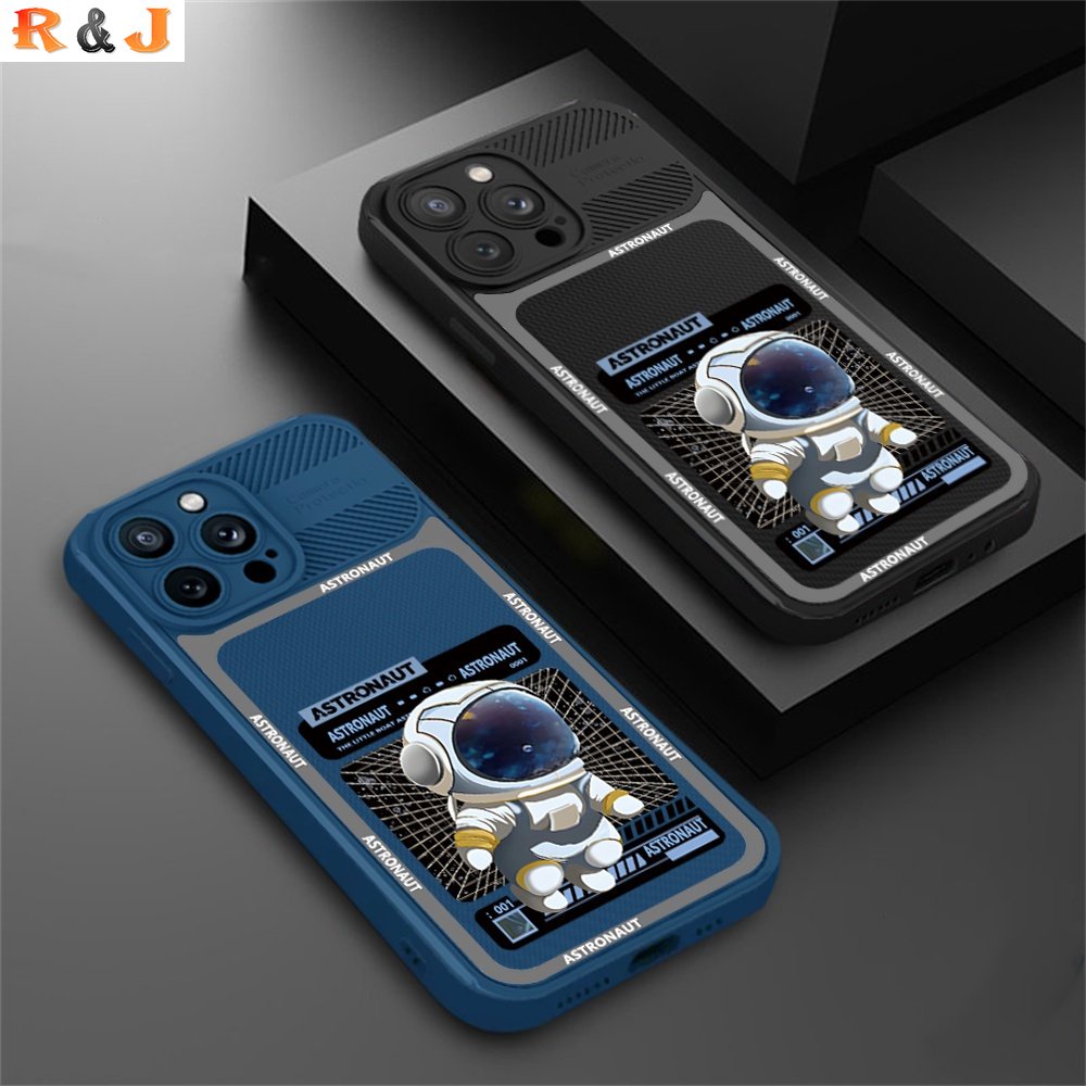 Casing Carbon Fiber Samsung A14 A13 A12 A04 A04E A04S A23 A20S A32 A50 A50S A30S A71 J7 Prime J7 PRO Space Astronot Cross Grain Phone Case Cover