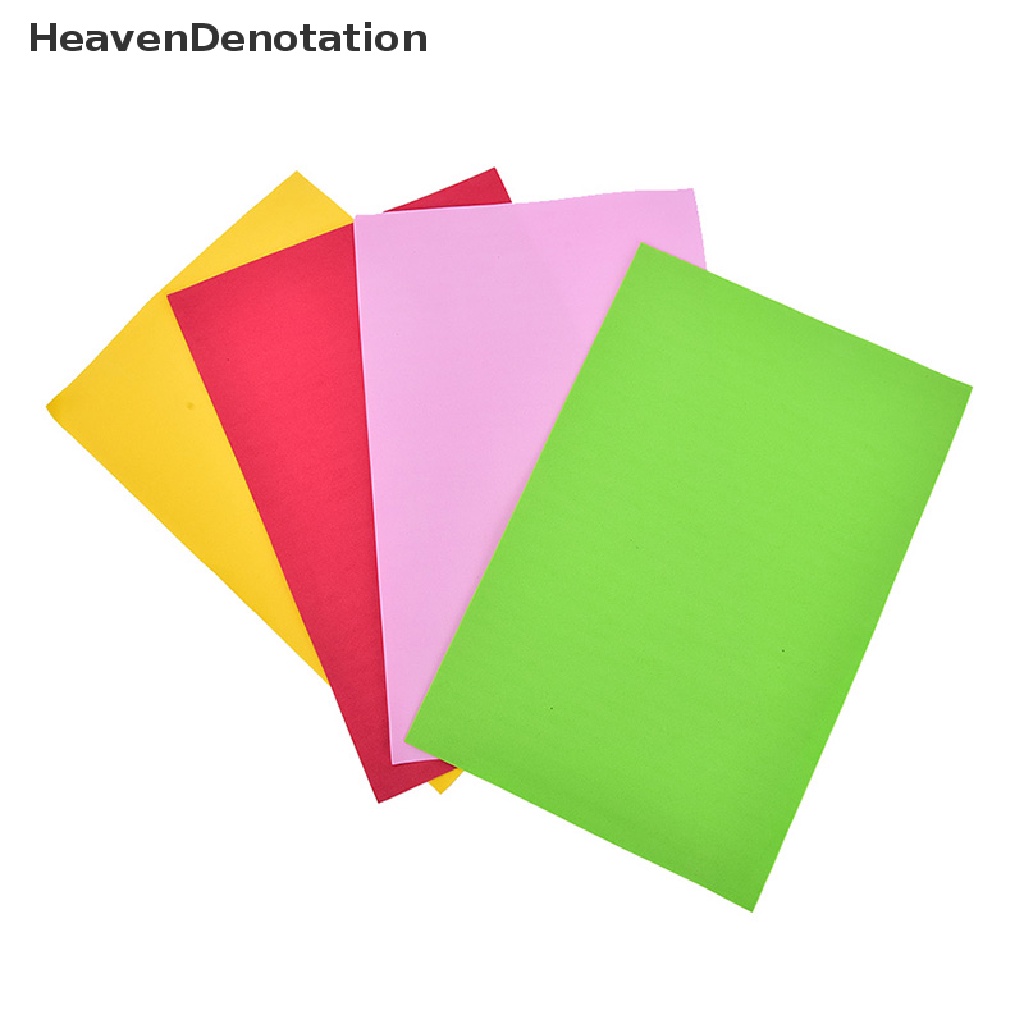 [HeavenDenotation] 10pcs/pack EVA Foam Lembaran Handmade Kertas Menyenangkan Anak Craft Hadiah 260x185x2mm HDV