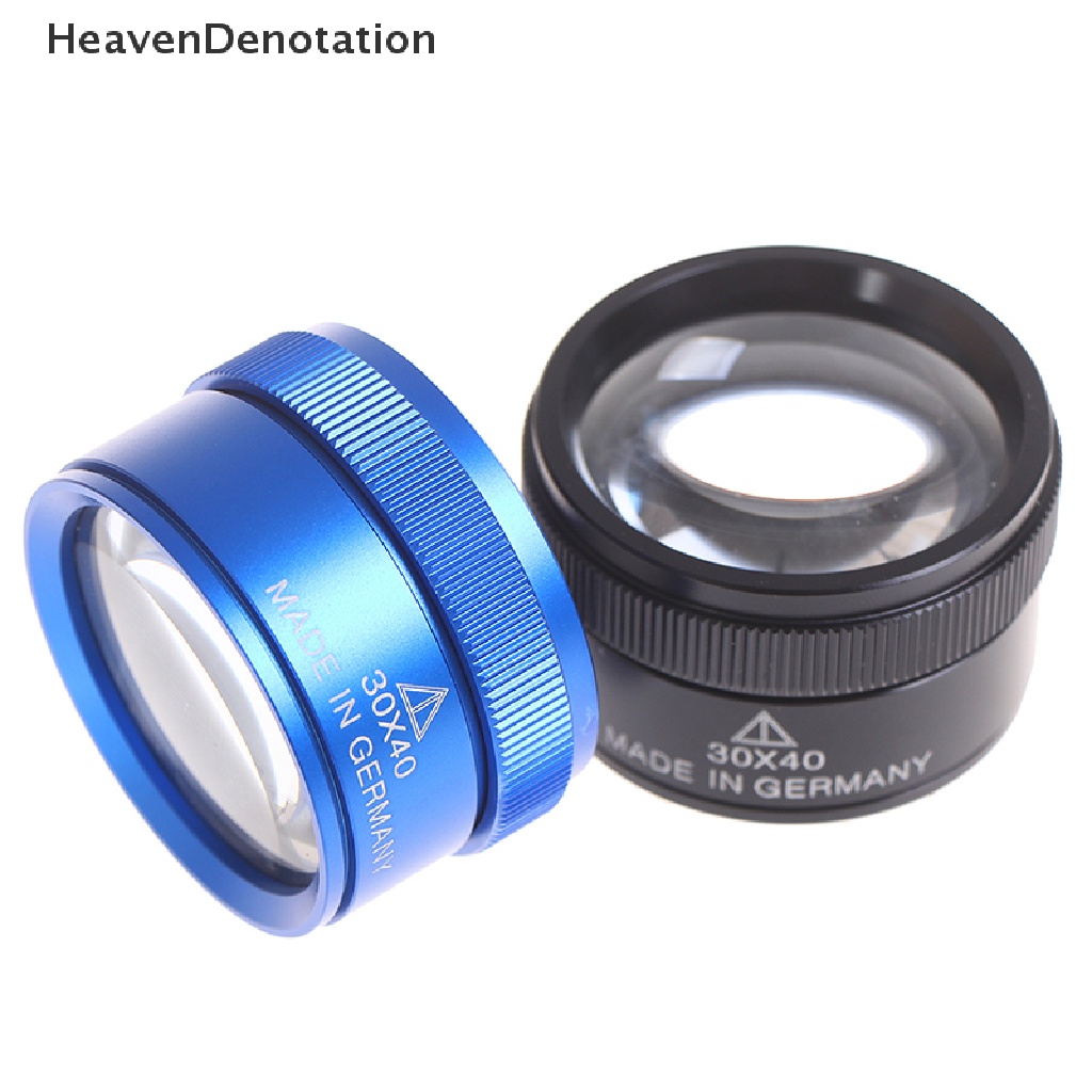 [HeavenDenotation] Premium 30x 40mm Measuring Magnifier Kaca Pembesar Lensa Loop Microscope HDV