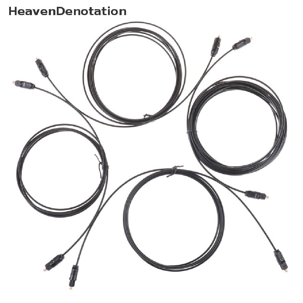 [HeavenDenotation] Kabel Audio Digital Fiber Optik TOSLink Hitam 1.5M 2M 3M 5M HDV