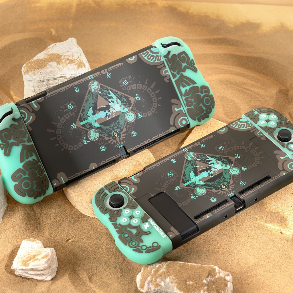 Luminous Switch Soft Case Zelda Tears of Kingdom Nintendo Switcholed Casing Pelindung Silikon Shell Anti Jatuh Untuk Switch v1 v2 Dan OLED