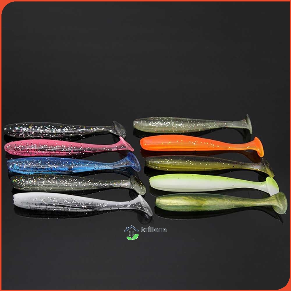 Burle Umpan Pancing Ikan Flashing Jig Sea Lure Bait 7 cm 10 PCS - L72