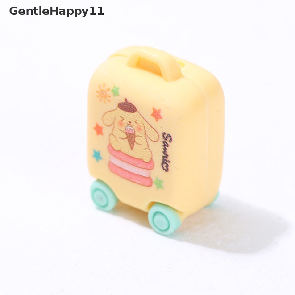 Gentlehappy 1PC Dekorasi Rumah Boneka model Koper Kartun Dua Sisi Tiga Dimensi id