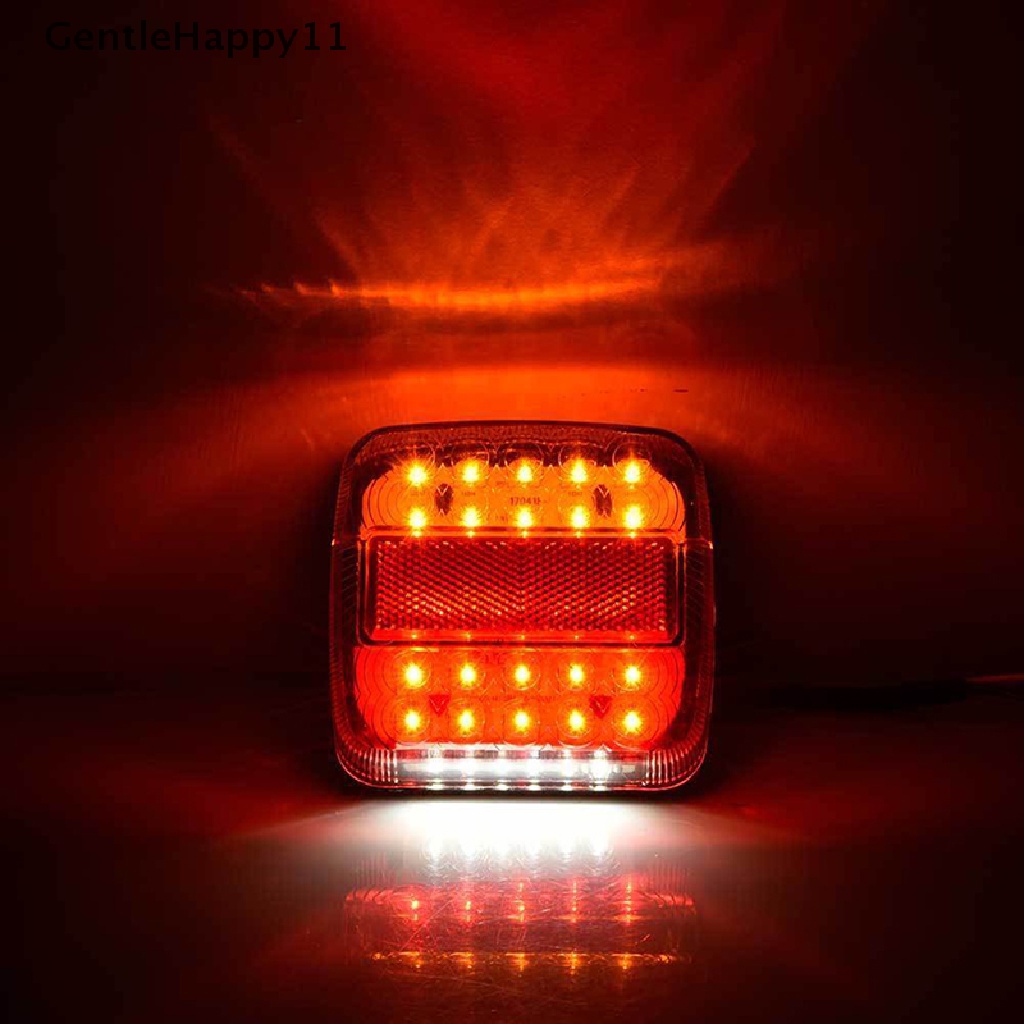 Gentlehappy Trailer Truck 20LED Lampu Belakang Rem Stop Sein Indikator Lampu Lampu 12V id