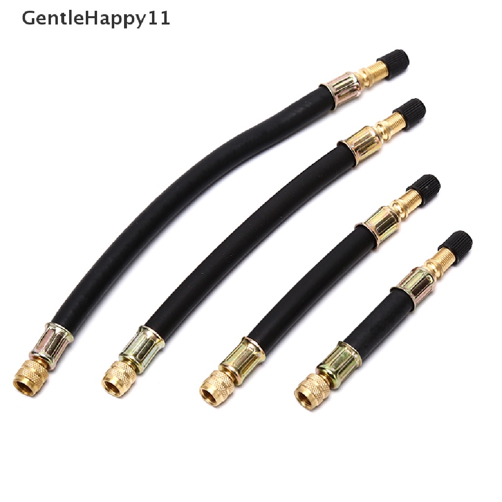 Gentlehappy 1pc Pompa Sepeda Valve Extender Extension Tube Karet Inflator Pipa Selang id