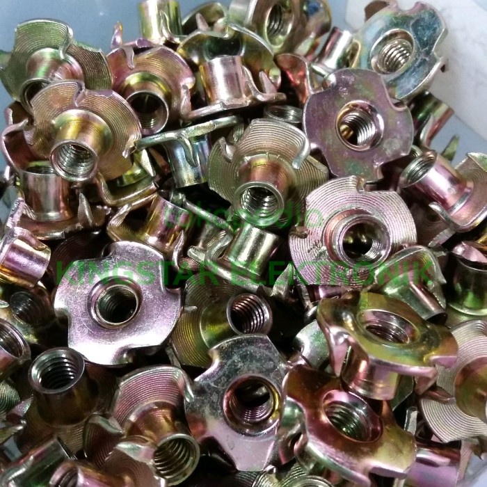 Mur Speaker Cakar 6mm Tnut Audio T nut Baut Cakram 6 mm Cakar Speaker Triplek Kayu