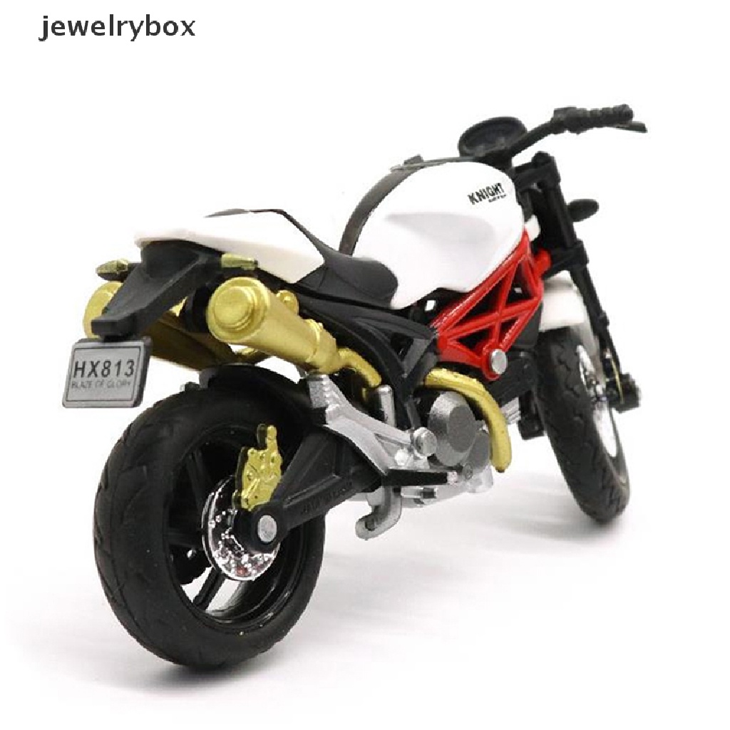 [jewelrybox] 1pc 1: 18 Ducati 696statis Die Cast Kendaraan Koleksi Hobi Mainan Motor Butik